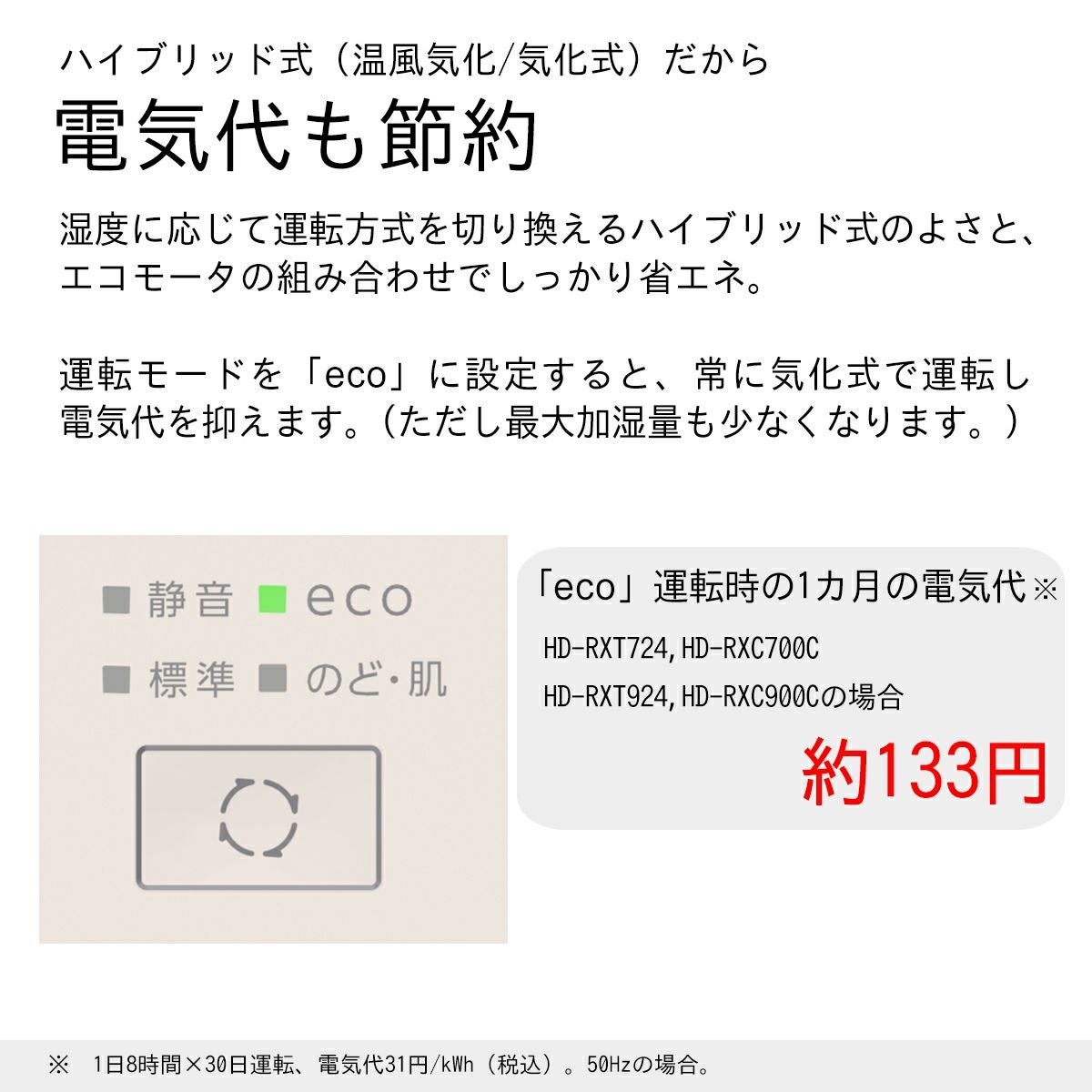 ハイブリッド式加湿器 HD-RXT924 (W) 0H54420 | ダイニチWebShop